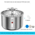 Pet Automatic Water Dispenser Stainless Steel Smart Small Flower FountainPet Automatic Water Dispenser Stainless Steel Fountain